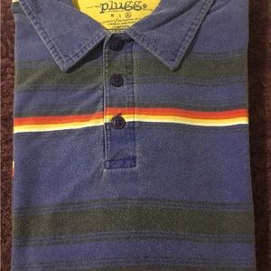New Vintage Plug Mens Short Sleeve Polo Shirt - Size XL